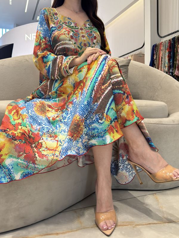 Pure Silk M5awar embroidery